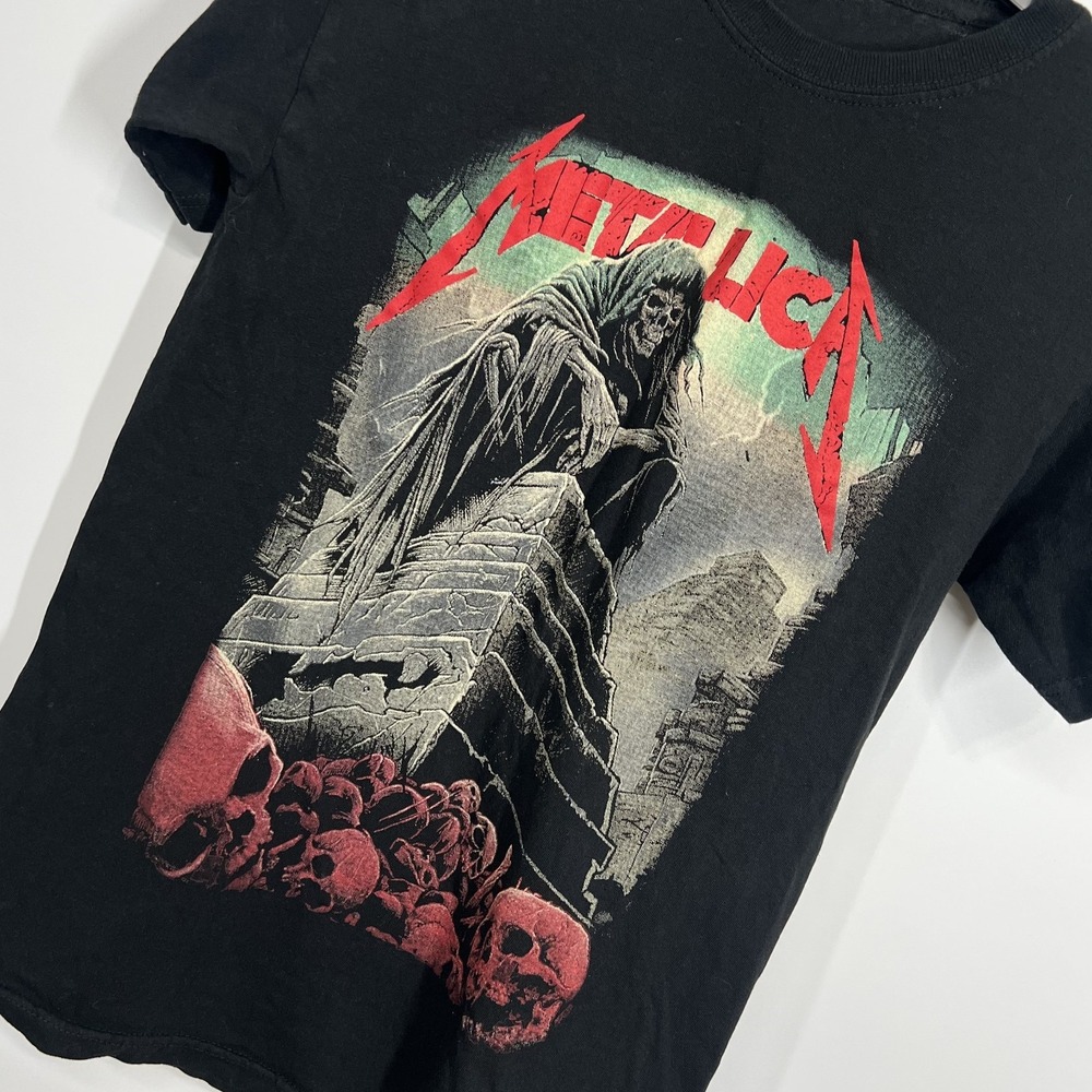 Metallica M72 World Tour T Shirt Mens S Mexico City Rock Concert Reaper Skull SS